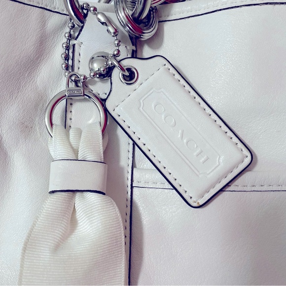 Coach Pushlock North South Camelia Handbag Purse - Picture 4 of 7